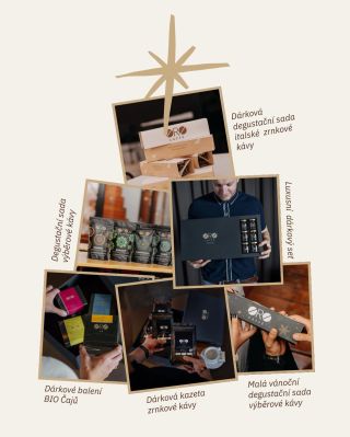 Pravidelně pro vás připravujeme rozmanité dárkové sety, které potěší každého milovníka kávy i čaje. Krásně zabalené,...