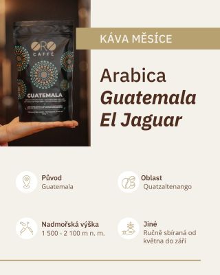 Káva měsíce je tady. Otočte na další slide a objevte její chuťové vlastnosti. ☕✨