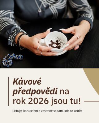 Vaše kávové předpovědi pro rok 2026 od ORO Caffè jsou připravené! ☕✨ Pošlete také přátelům, kterým přejete to nejlepší do...